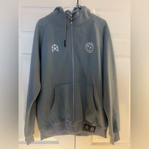 Rawgear zip-up hoodie. Greyish/Blue - Medium Men’s.